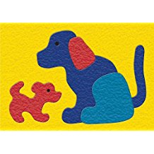 CREPE RUBBER PUZZLE-DOG& PUPS