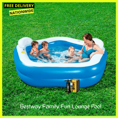 Bestway Family Fun Lounge Pool + Inflatable pump