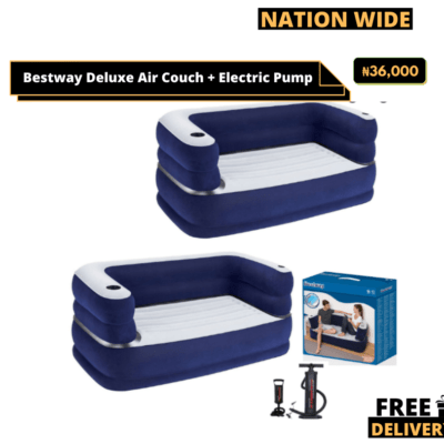 Bestway Deluxe Air Couch + Electric Pump