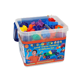 JUNIOR STARTER RAINBOW VEHICLE SET
