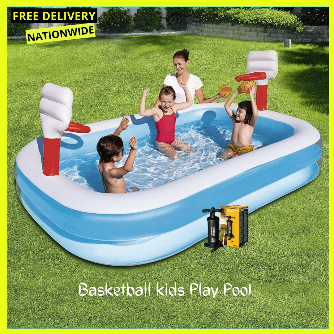 BASKETBALL PLAY POOL + Manual Pump