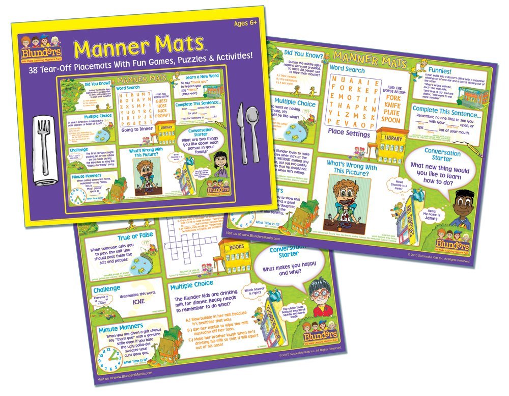 BLUNDER MANNERS MATS
