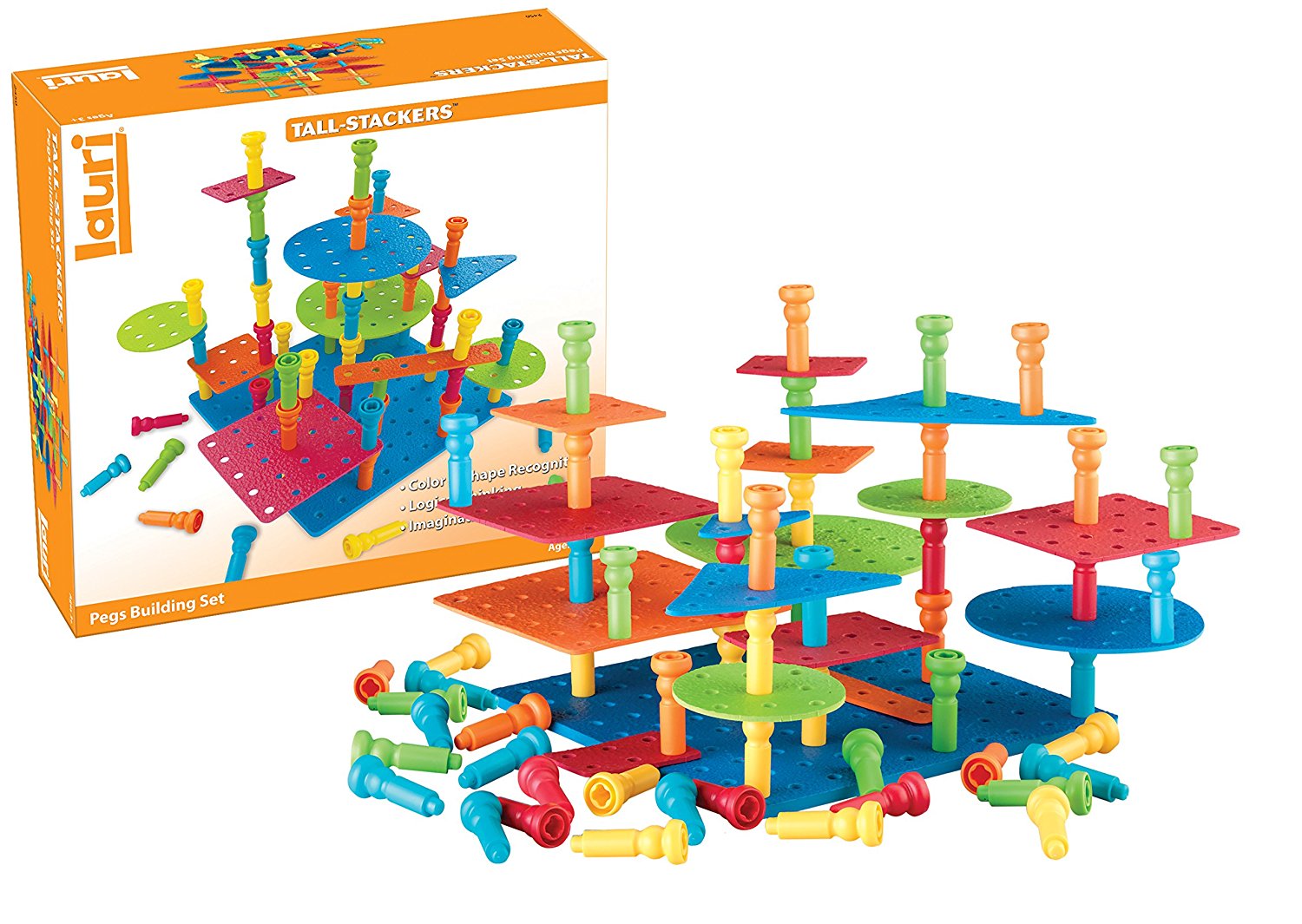 TALL-STACKER PEGS & BUILDING SET
