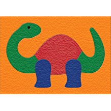 CREPE RUBBER PUZZLE- DINOSAUR