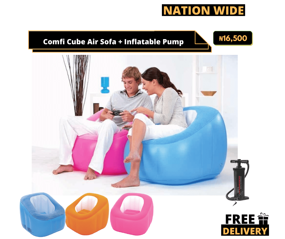 Comfi Cube Air Sofa + Manual pump
