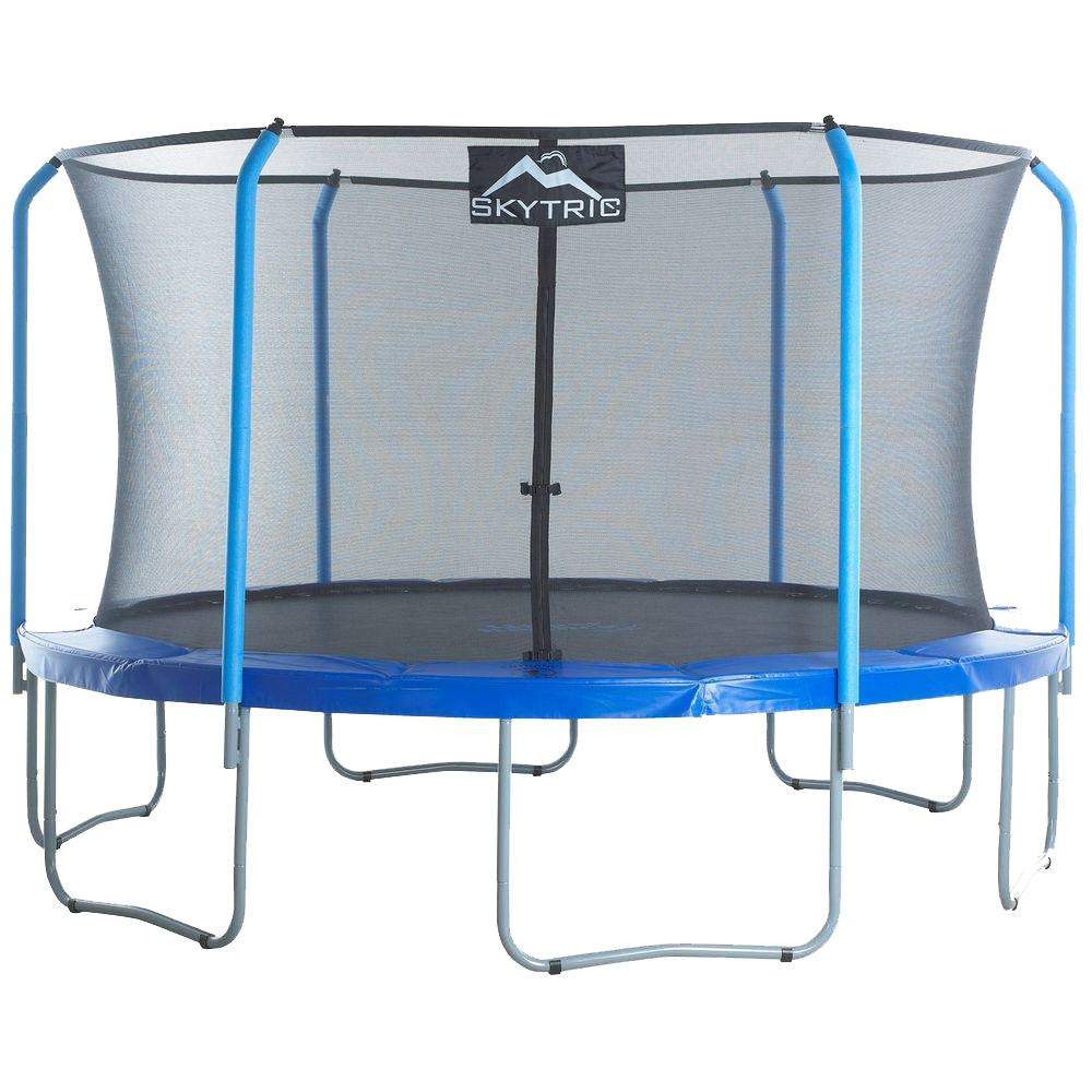 SKYTRIC 11FT TRAMPOLINE WITH TOP RING ENCLOSURE